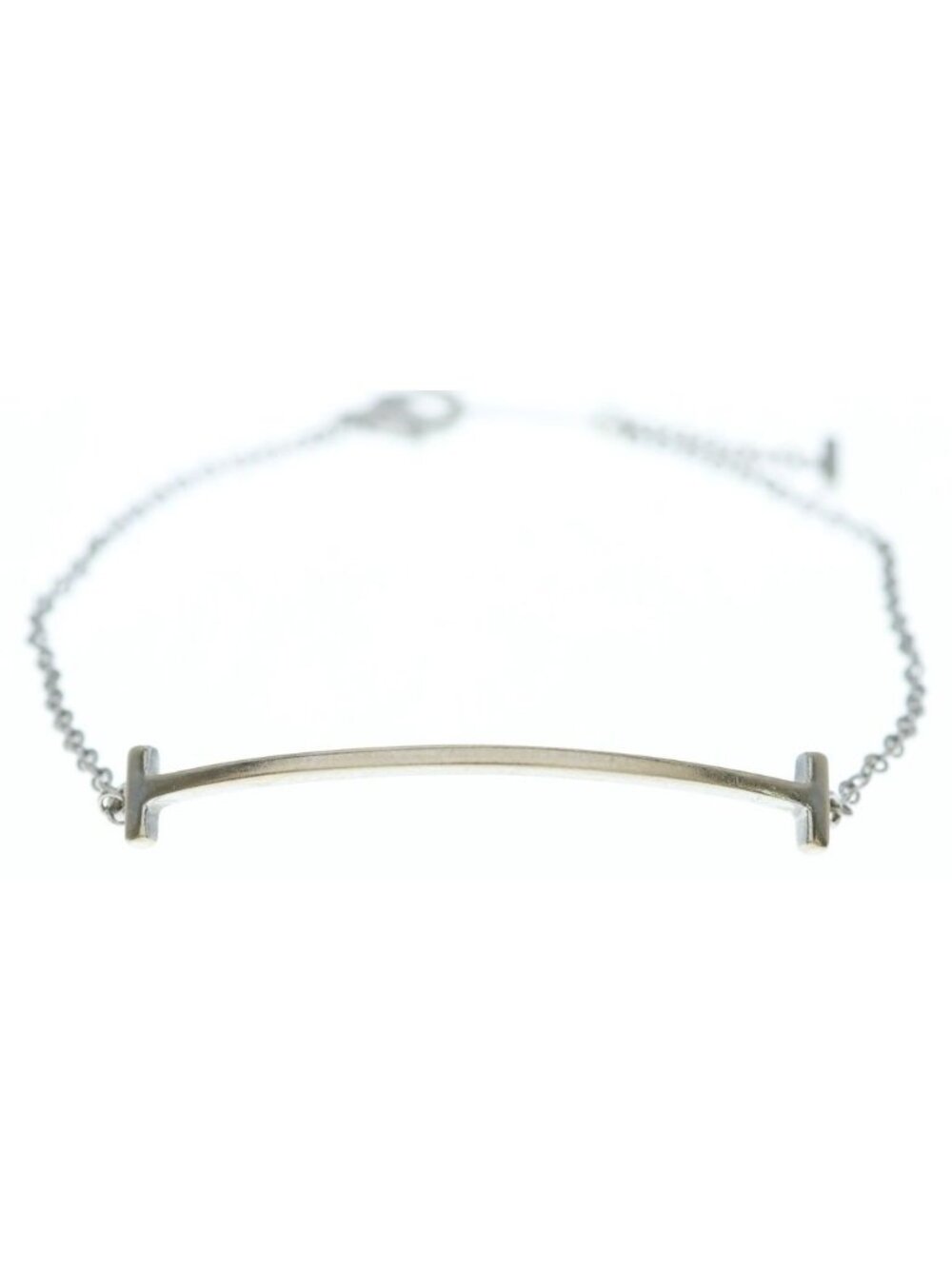 Tiffany & Co T Smile Bracelet White Gold